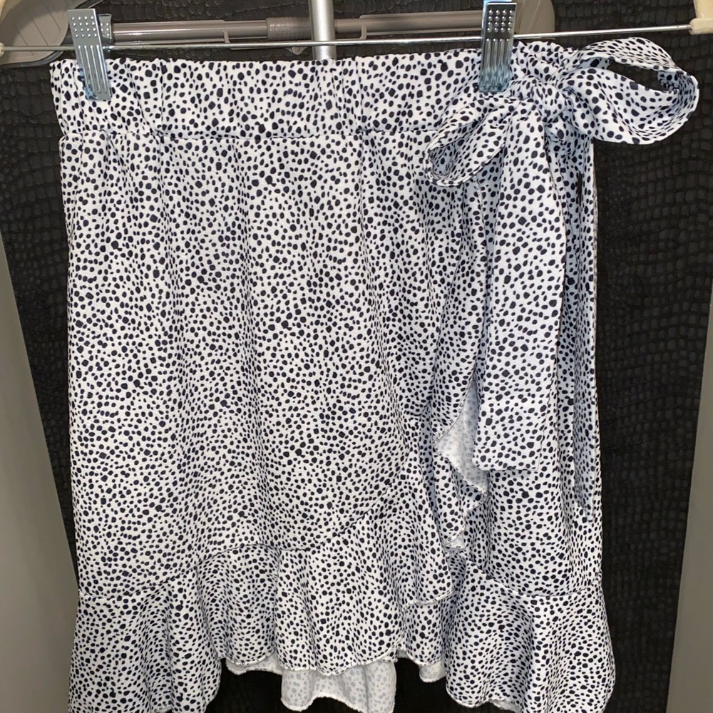 Dalmatian Print Mini Skirt